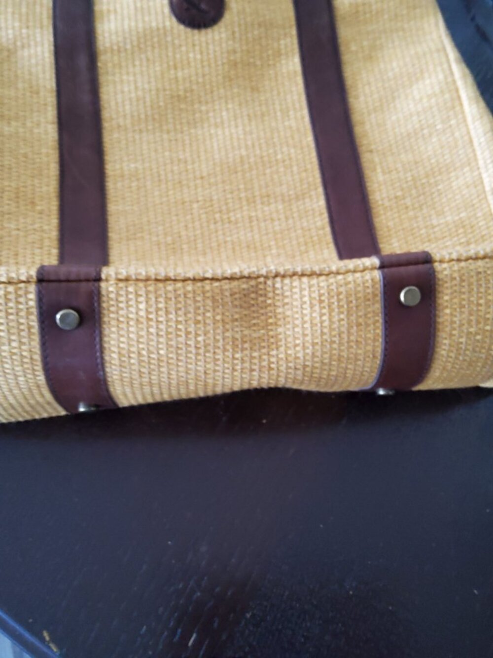 Eddie Bauer Straw Tote Bag - Picture 6 of 7